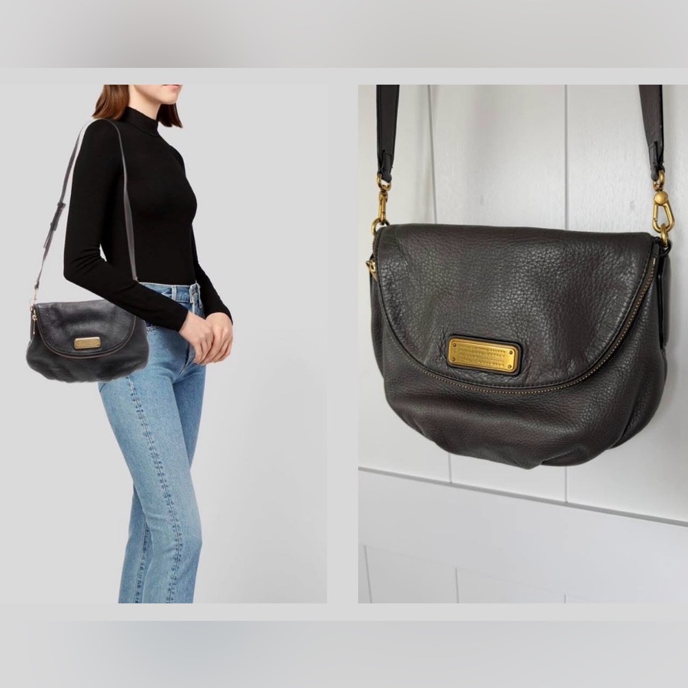 Marc Jacobs Gray Leather Crossbody Bag